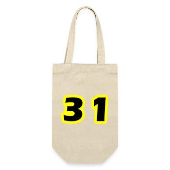 Symbole du chiffre 31 - Sac à bouteille - nature - Devant
