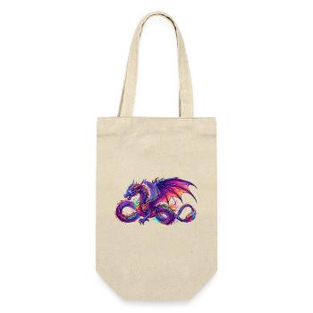 Dragon en couleur - Sac à bouteille - nature - Devant