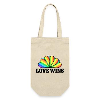 Love Wins - Rainbow Statement Design - Sac à bouteille - nature - Devant