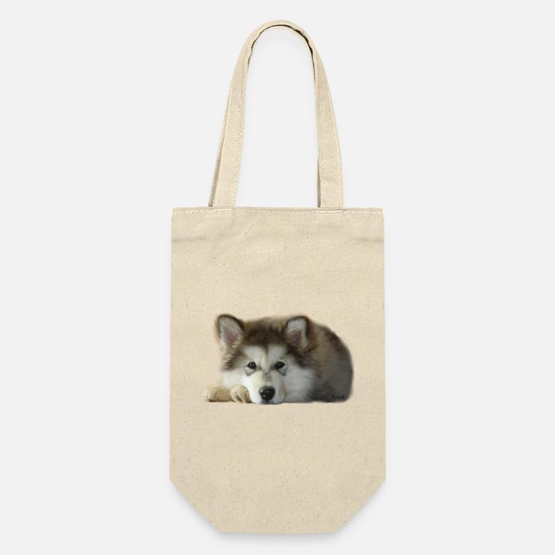 Chiot malamute Maia - Sac à bouteille - nature
