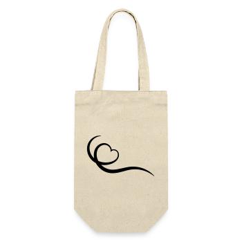 Coeur - Sac à bouteille - nature - Devant
