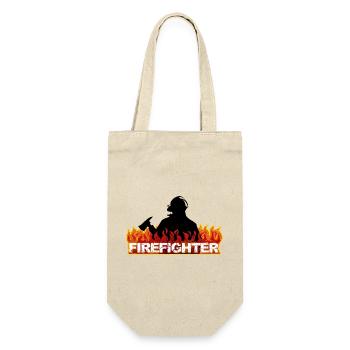 Fireman - Gift Bag for Bottles - nature - Front