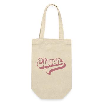 Eleven 11th Birthday For Girls 11 Years Old - Gift Bag for Bottles - nature - Front