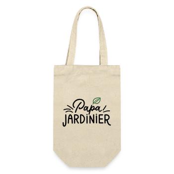 Cadeau Unique : Papa Jardinier ! - Sac à bouteille - nature - Devant