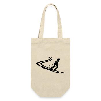 Dessin de skieur - Sac à bouteille - nature - Devant
