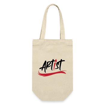 artist brush logo art icon brush stroke icon - Gift Bag for Bottles - nature - Front