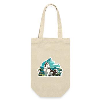 Anime / Comic / Japanisch / Zeichentrick / Cartoon - Geschenkbeutel für Flaschen - Natur - Vorne