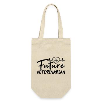 Future Veterinarian - Gift Bag for Bottles - nature - Front