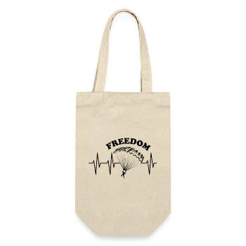 Freedom Parachute Freedom Free Flying Pulse icon - Gift Bag for Bottles - nature - Front