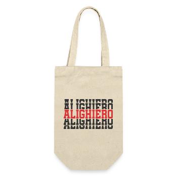 Alighiero t-shirt stacked text gift t-shirt - Gift Bag for Bottles - nature - Front