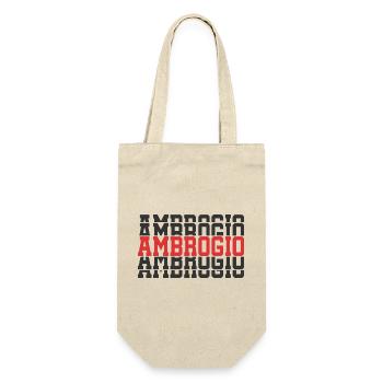 t-shirt Ambrogio gift t-shirt stacked text - Gift Bag for Bottles - nature - Front