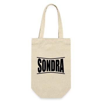 Sondra T-Shirt T-Shirt Geschenkidee - Geschenkbeutel für Flaschen - Natur - Vorne