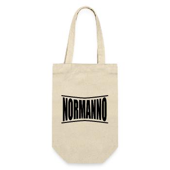 Norman T-Shirt T-Shirt Geschenkidee - Geschenkbeutel für Flaschen - Natur - Vorne