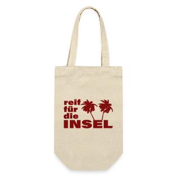REIF FÜR DIE INSEL - Geschenkbeutel für Flaschen - Natur - Vorne