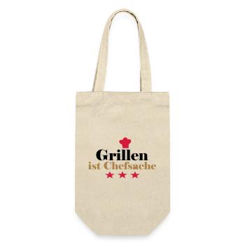 Le barbecue, c’est l’affaire du patron - Sac à bouteille - nature - Devant