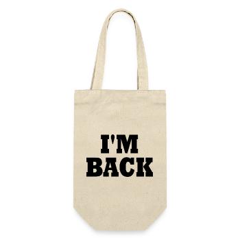 I'm back - Gift Bag for Bottles - nature - Front