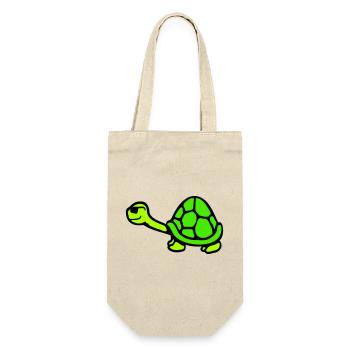 Turtle Sunglasses Cool Smiles Happy - Gift Bag for Bottles - nature - Front