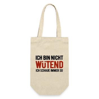 I'm not angry - I always look like this - Gift Bag for Bottles - nature - Front
