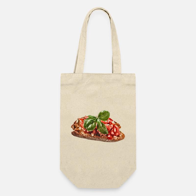 Bruschetta - Geschenkbeutel für Flaschen - Natur