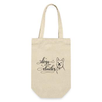 dogs over dudes - Gift Bag for Bottles - nature - Front