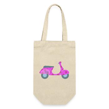 Roller Dots Dots Spring Italy Joie de vivre - Gift Bag for Bottles - nature - Front