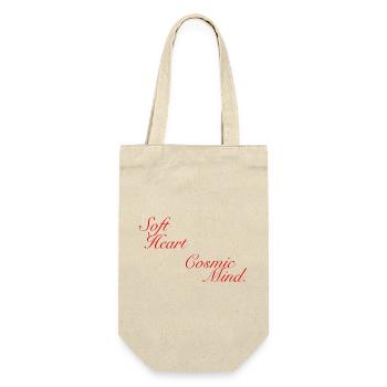 Soft Heart Cosmic Mind - Gift Bag for Bottles - nature - Front
