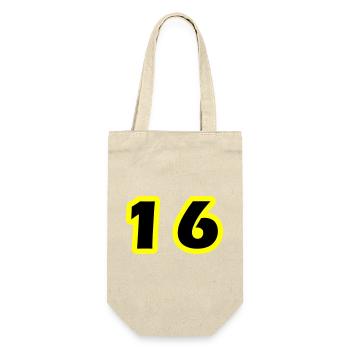 Symbole numérique 16 - Sac à bouteille - nature - Devant