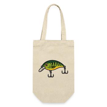 Baitfish Crankbait Neon Green - Gift Bag for Bottles - nature - Front