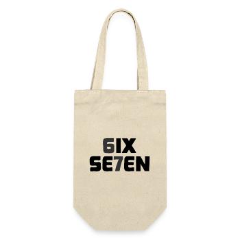 Six Seven - 67 - Meme - Basketball - 6-7 - Geschenkbeutel für Flaschen - Natur - Vorne