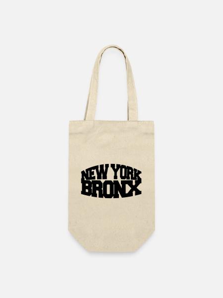 new york bronx - Geschenkbeutel für Flaschen - Natur