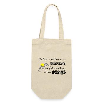 Mountain therapy - Gift Bag for Bottles - nature - Front