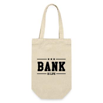Bank is life - Gift Bag for Bottles - nature - Front