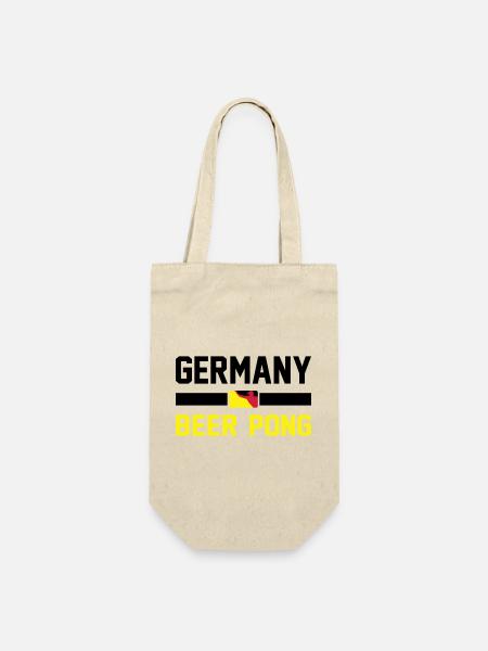Germany Beer Pong - Geschenkbeutel für Flaschen - Natur