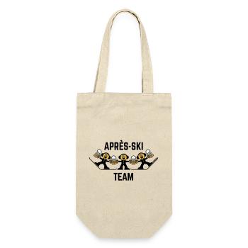 Après-Ski Team Trio (Beer / Caricature / 3C) - Gift Bag for Bottles - nature - Front