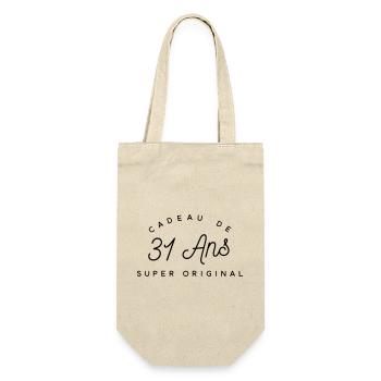 Cadeau 31 ans - Sac à bouteille - nature - Devant