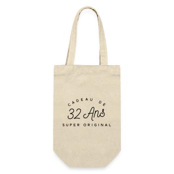 Cadeau 32 ans - Sac à bouteille - nature - Devant