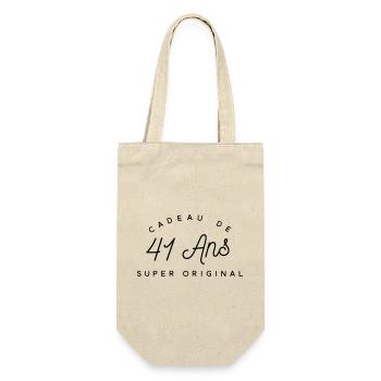 Cadeau 41 ans  - Sac à bouteille - nature - Devant