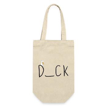 Duck Quiz - Geschenkbeutel für Flaschen - Natur - Vorne