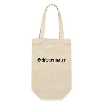 Gothic Ästhetik schwarze Schwarzmaler dark wave - Geschenkbeutel für Flaschen - Natur - Vorne