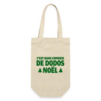 Christmas, Merry Christmas, Christmas Tree - Gift Bag for Bottles - nature - Front