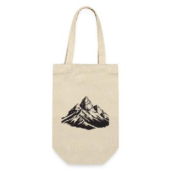 Mountains Symbol Silhouette - Gift Bag for Bottles - nature - Front