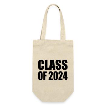 Class of 2024 - Geschenkbeutel für Flaschen - Natur - Vorne