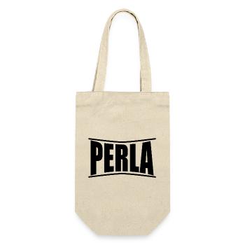 t-shirt perle T-shirt idée cadeau prénom féminin - Sac à bouteille - nature - Devant