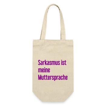 Sarcasme Pro - Sac à bouteille - nature - Devant