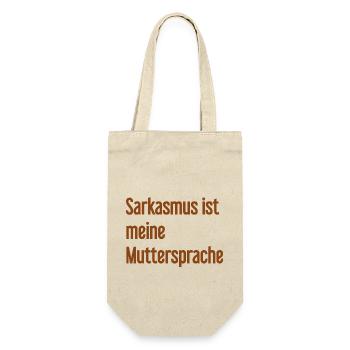 Sarcasm Pro - Gift Bag for Bottles - nature - Front