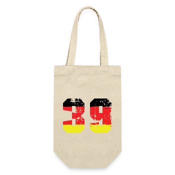39 Number Germany Jersey - Gift Bag for Bottles - nature - Front