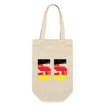 55 Number Germany Jersey - Gift Bag for Bottles - nature - Front