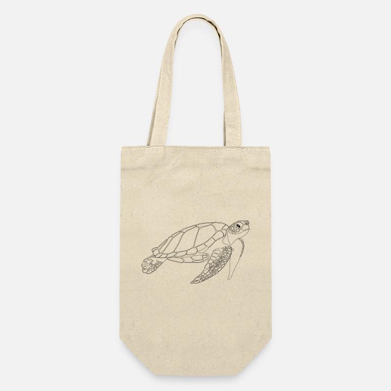Tortue marine - Sac à bouteille - nature