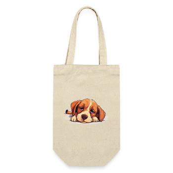 Dog Sleeps Sleep Shirt Pajamas Nightgown - Gift Bag for Bottles - nature - Front