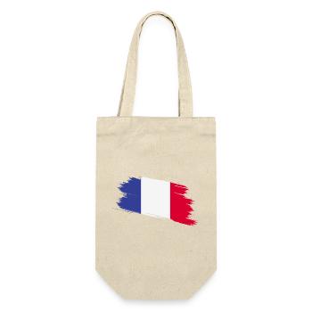 France - Gift Bag for Bottles - nature - Front